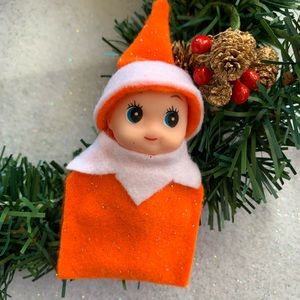 Orange Baby Elf Doll Toddler Elf Christmas Elf